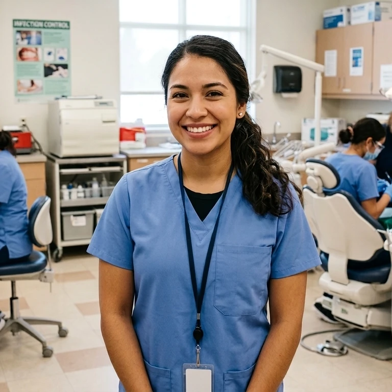 Student smiling